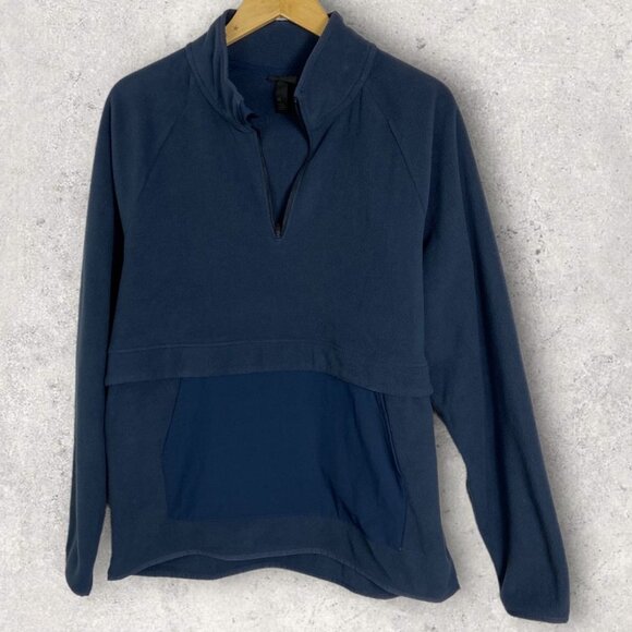 NEW Nordstrom Zella Navy Blue Size XL Mens‎ Sweatshirt Pullover Quarter Zella - Picture 2 of 11